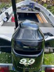 Interboat 420 med Mercury 10hk. Motorguide. 80 trailer.