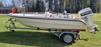 Ryds båt, 60 hk Johnson motor, trailer, ekolod