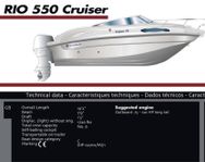 Rio 550 Daycruiser med Evinrude 75HK motor 