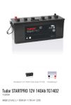 Bilbatteri Tudor Startpro 12 V 140 AH