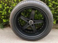 20” fälgar med nästan nya däck bytes