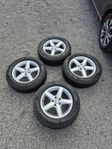 Volkswagen Orgfälg 5eker , Goodyear UG Ice Artic, 4x8.5mm