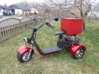 Trehjulig Elscooter, moped klass 1.