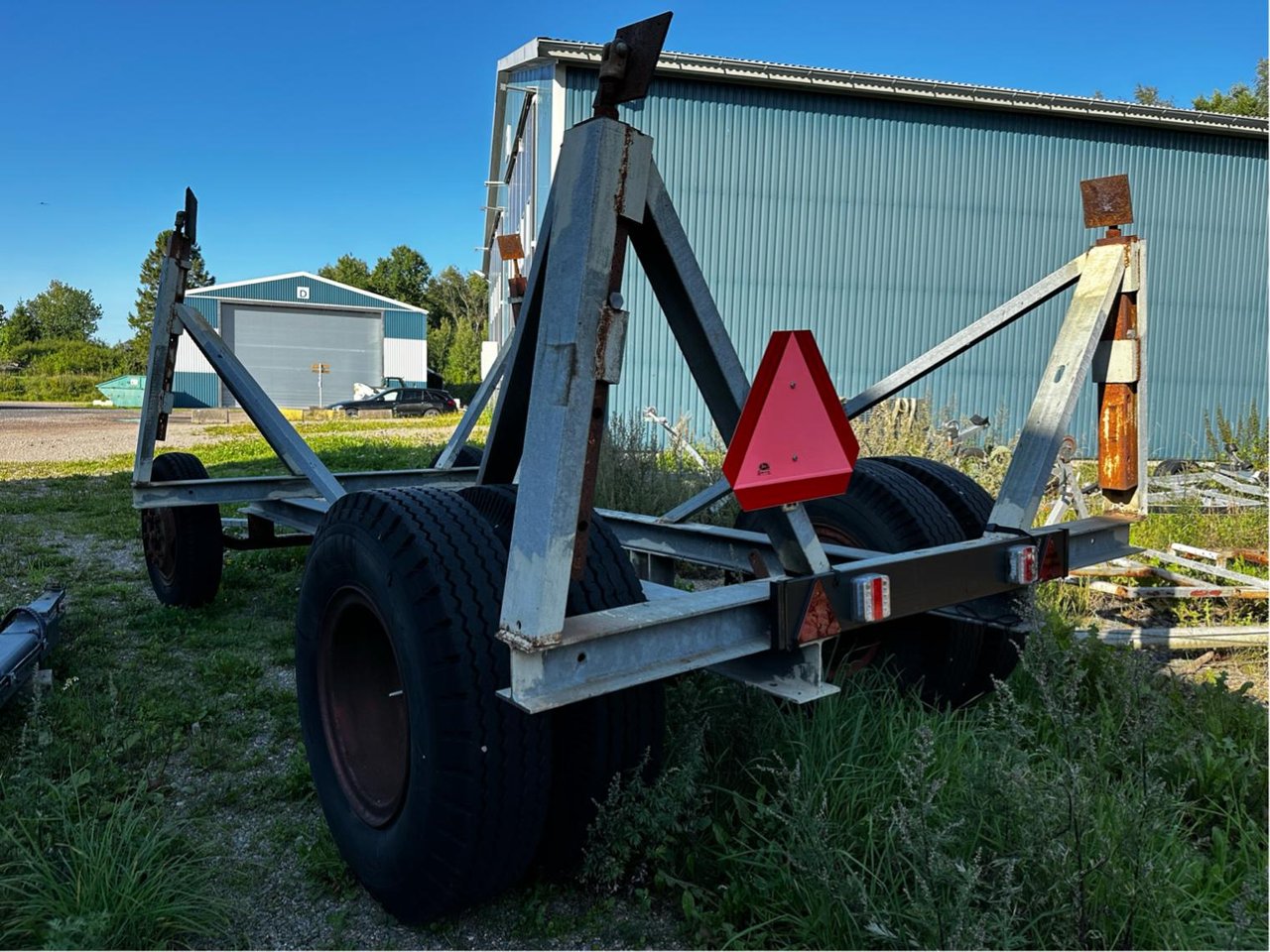 Båttrailer för segelbåt