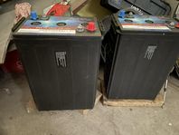 2-Agm batterier 400Ah