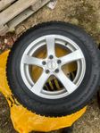 VW T5 dezent 215/65R16 102T XL hjul och vinterdäck 2012