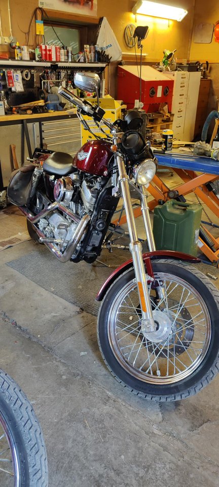 Sportster långgaffel