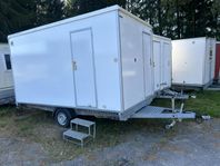 Rastvagn/Personlvagn med wc Uthyres
