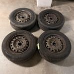 Michelin sommardäck på plåtfälg