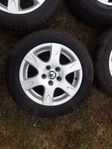 4 st Continental sommardäck 185/60/R14 aluminium fälgar