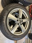17" vinterdäck - Goodyear med aluminiumfälgar