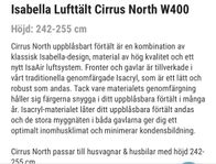 Lufttält Isabella Air Cirrus North 400 med Annex