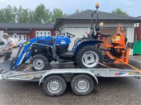 Solis 26 4WD med grävare och vagn