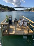 Pontoner för bastuflotte, hus, flotte m.m bortskänkes