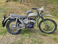 Veteran motorcykel / cross Svenska Armén - Husqvarna 256 .