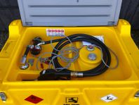 Mobil dieseltank, 440 liter, med 12 V-pump, med lock