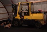 Gaffeltruck Hyster 4 ton gasol