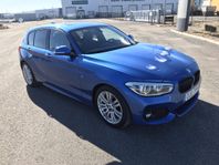 BMW 118i M-Sport, Estoril blå, Shadowline, taklucka!