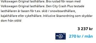 VW Original Takräcke till Golf Alltrack/Variant mm.