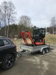 Kubota kx 019 Uthyres