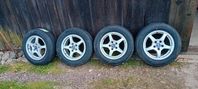 Nya sommardäck på fälg, volvo , saab , vw