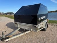 LÖÖVE SLÄP LS 1000, med kåpa, bromsat. 