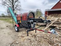 Vedmaskin 12 Ton - Med 4 sek cykeltid och kedjeinmatning