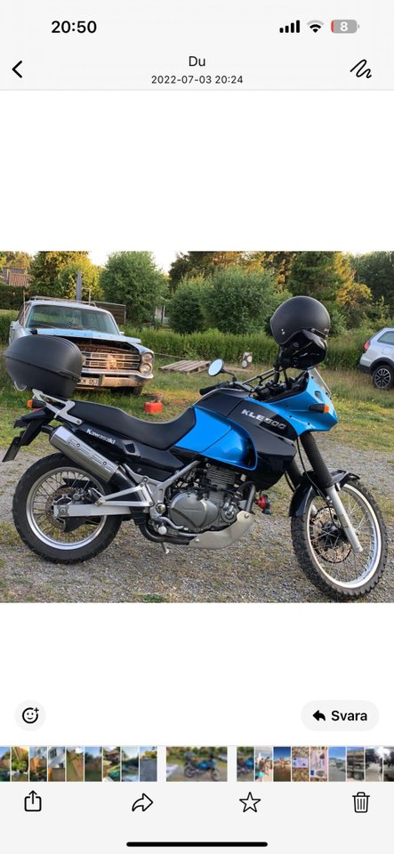 Kawasaki 500 KLE -03 lågmilare