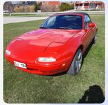 Säljer nu vår FINA Mazda MX-5 1.6 - 1991