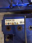2 st Marin eller fritidsbatteri Banner