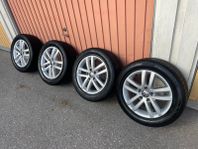 4st sommardäck med original volkswagen fälgar