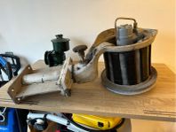 Hydraulisk lindragare / garnrulle inkl pump