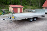Humbaur Multisläp 3500kg dubbel hydraulisk tipp och ramp