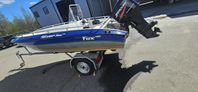 Silver Fox 470 med 50hk fyrtaktare och TIKI trailer