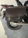Triumph sidoväska brunt läder