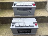 2 st 100Ah Batterier 