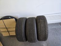 4st  åretom däck 5/112. .205/55R16 tum.
