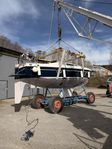 Kraftig trailer till segelbåt