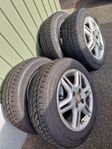 14" sommarhjul och vinterhjul och 16" sommardäck