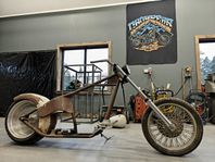 Harley Davidsson Chopper rullande chassi