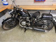 Tiger motorcykel 40-50 tal Zundapp motor veteran