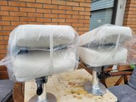 båtstolar med justerbar aluminiumställning