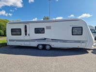 Hobby  husvagn med barnkammare kmfe deluxe 650 årsmodel 2013