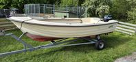 Uttern 4700 med yamaha 25hk autolube