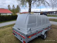 Släpvagn Temared obromsad