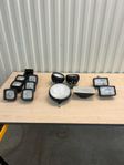 Arbetsbelysning halogen 12 stycken