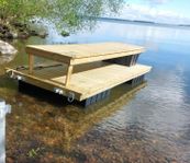 Brygga 4 x 2,0m, landgång