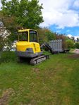 Volvo ec25 och trailer