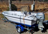 Väddö 450 styrpulpet m Honda 4takt 40hk