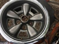 rally wheels chevrolet 5st blästrade o proffslackerade